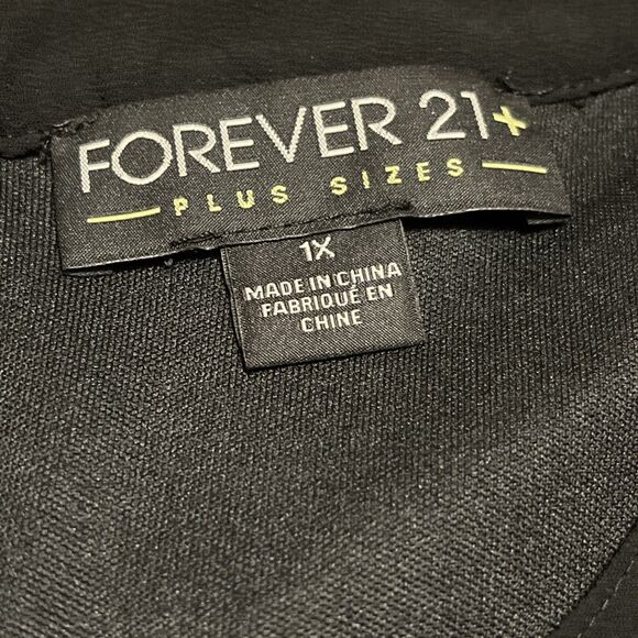 🔥 FOREVER 21 PLUS BLACK LACE FIT & FLARE DRESS SZ XL EUC GOTHIC ROMANCE ! 🔥 - Picture 10 of 11